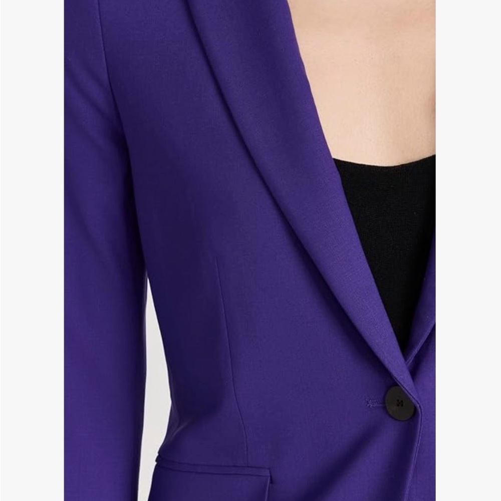 Theory Purple Blazer & Suit Jacket - Picture 8 of 16